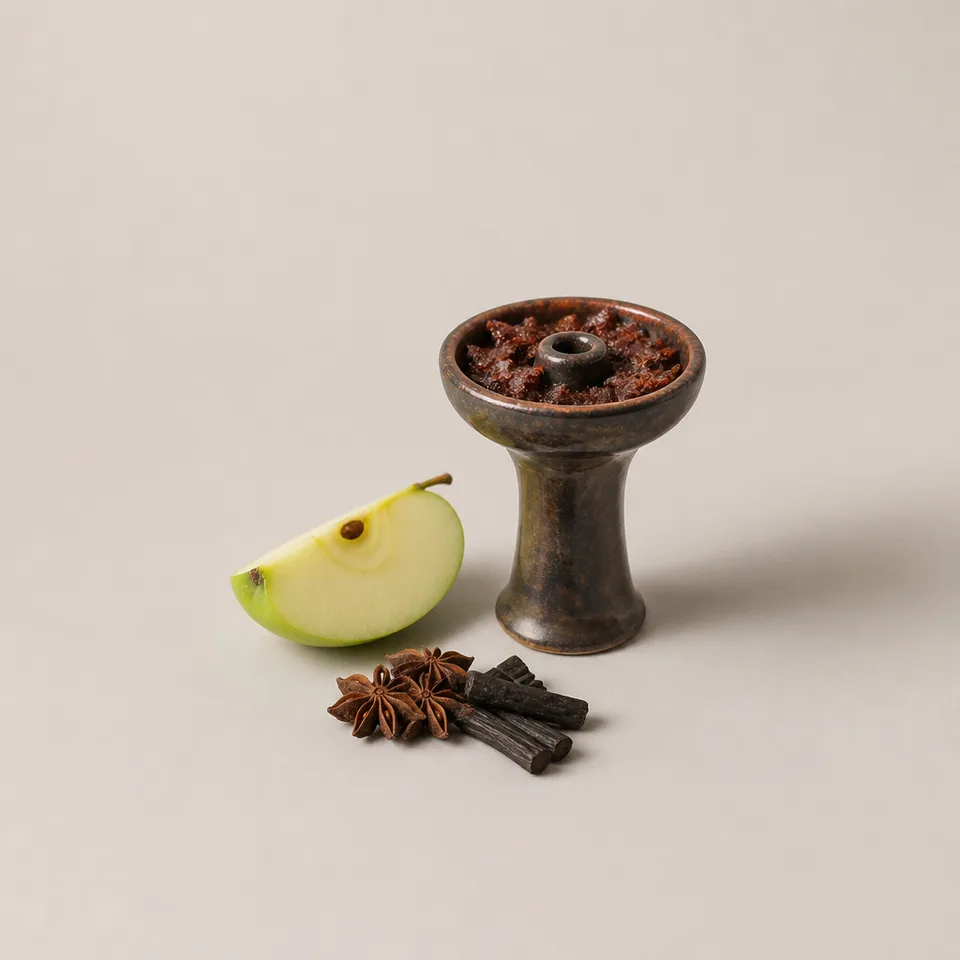 Apple-flavoured hookah shisha