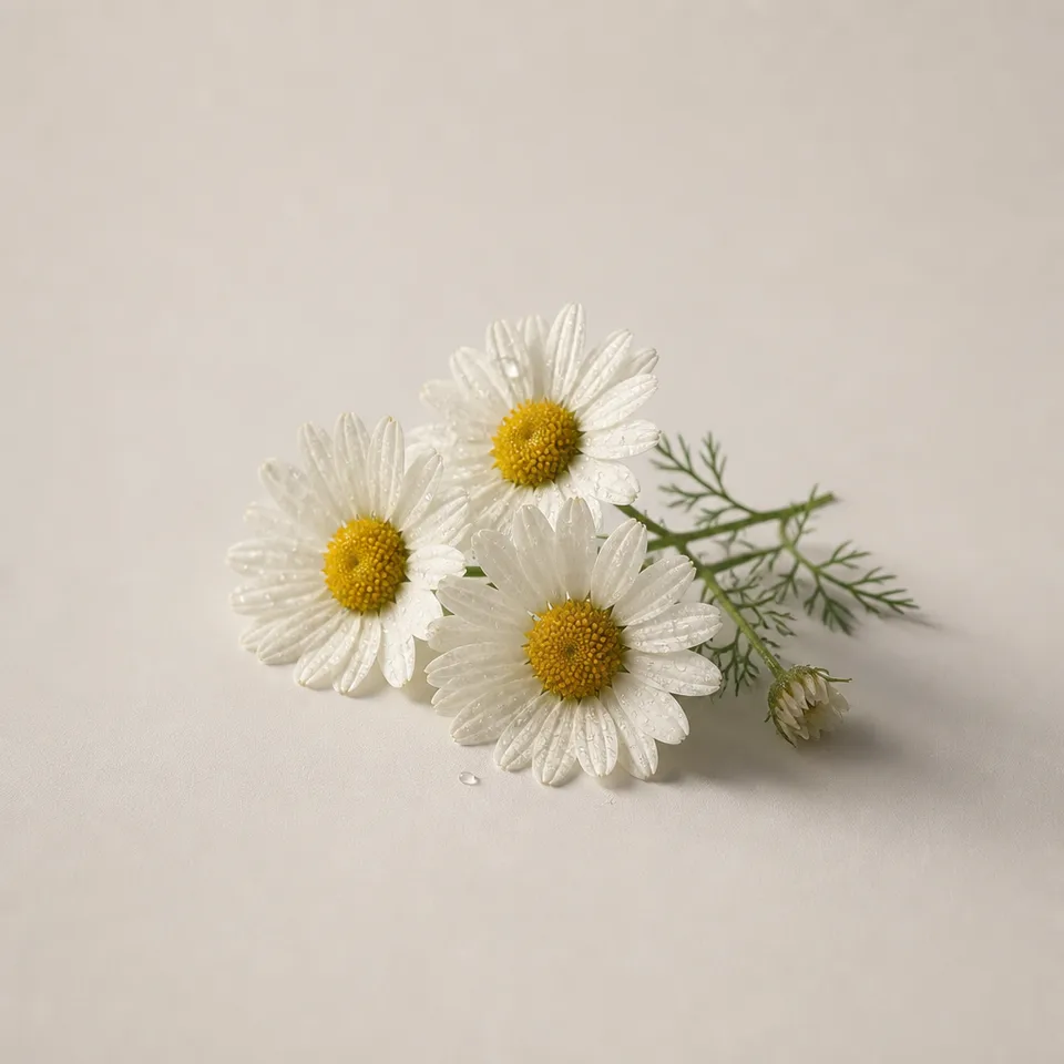 Dew Covered Daisies