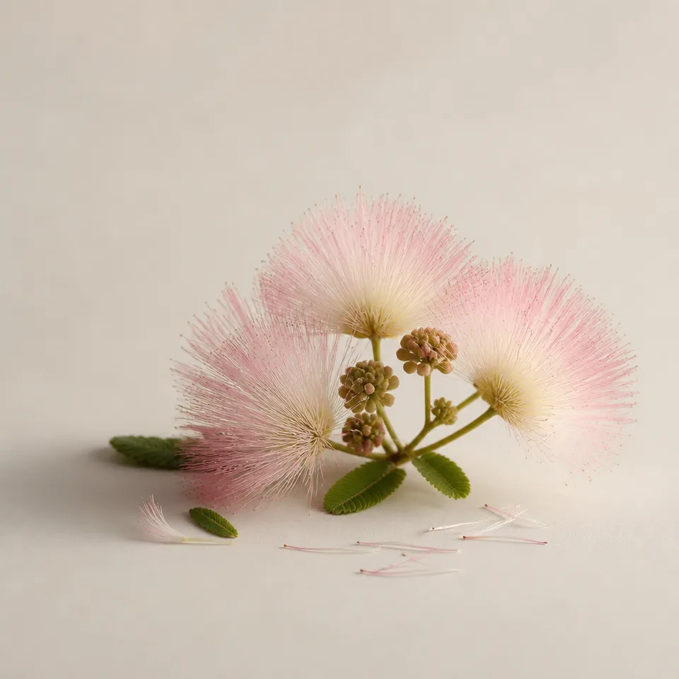 Silk tree blossom
