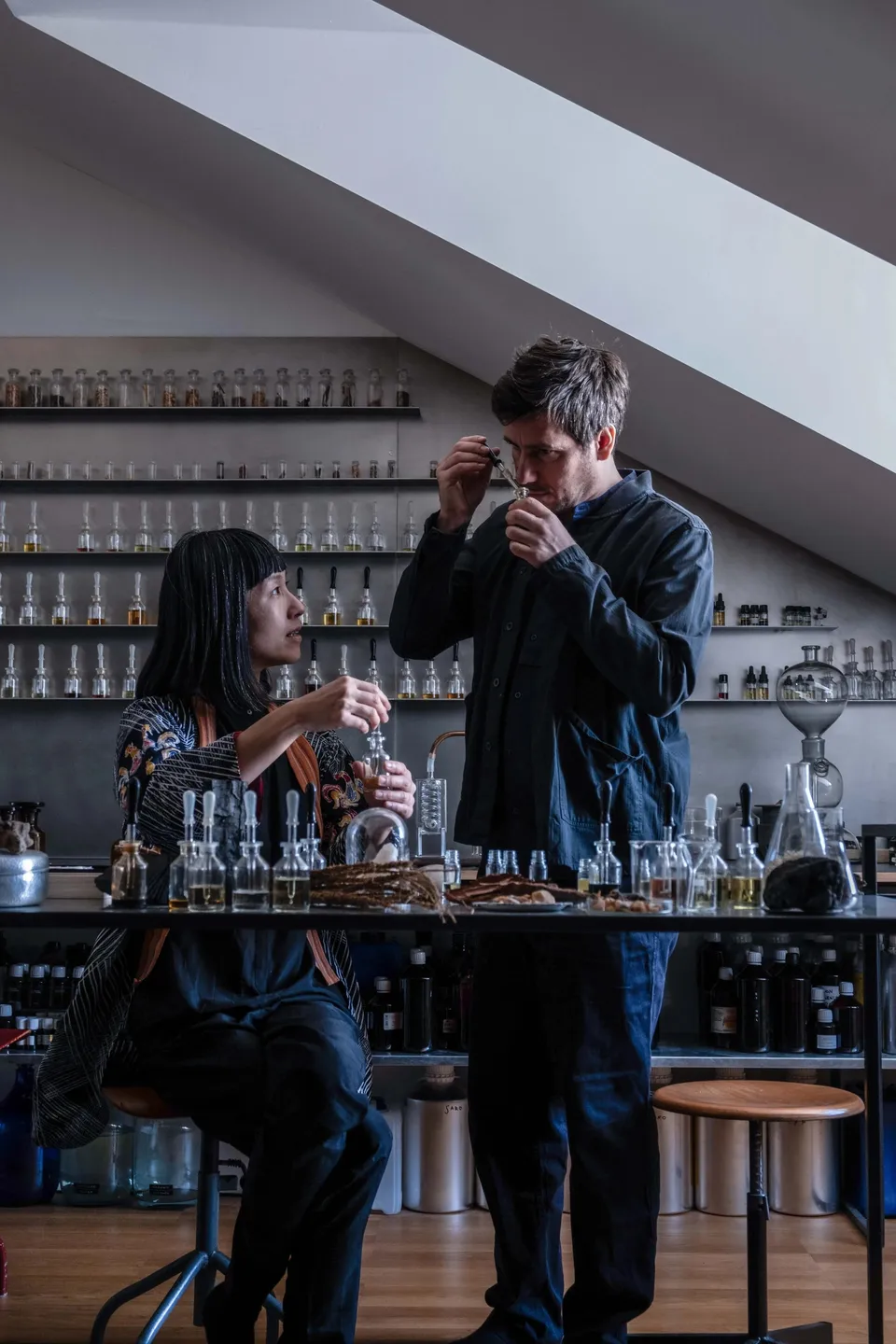 AOIRO founders Shizuko Yoshikuni and Manuel Kuschnig
